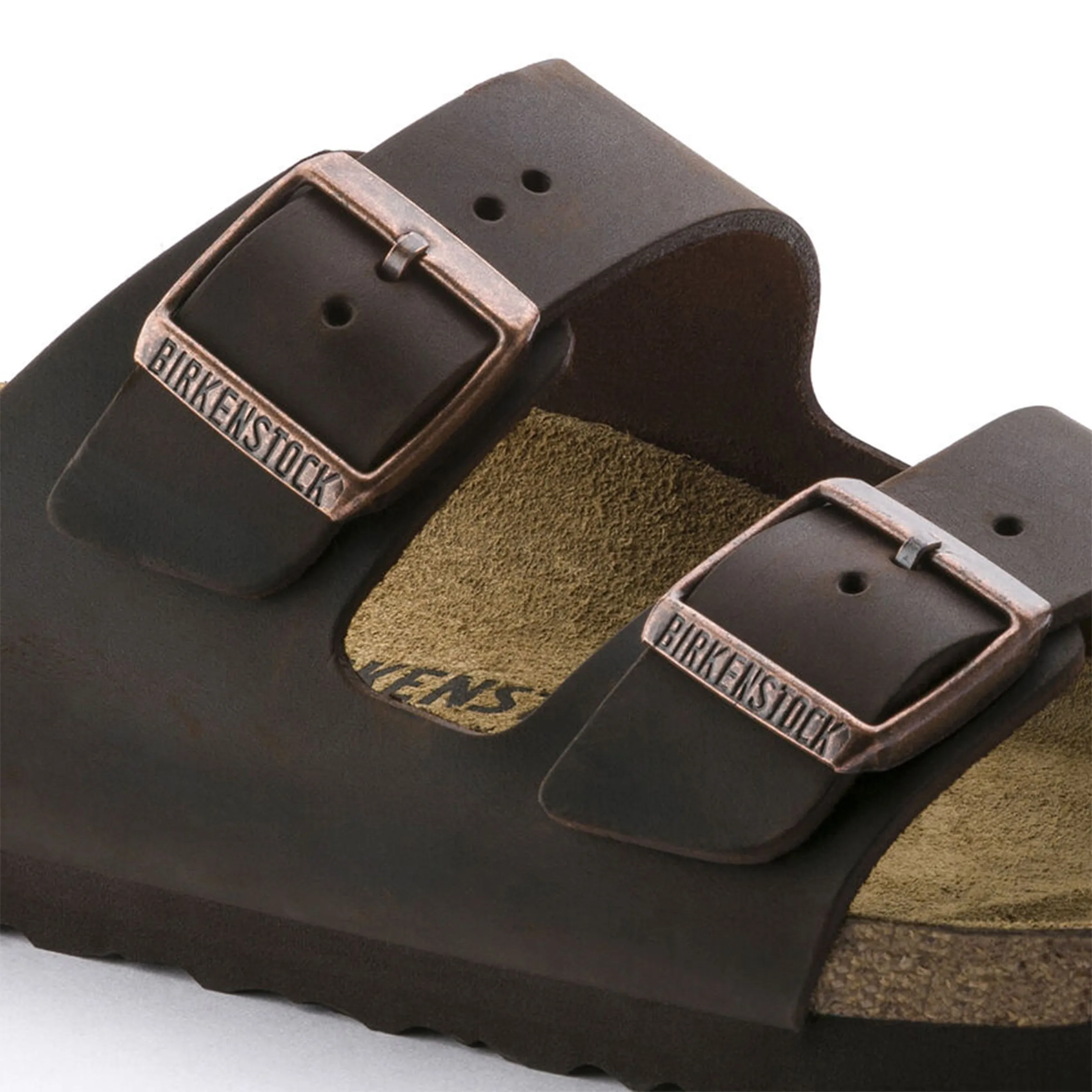 Arizona Oiled Leather Sandal (Wide)