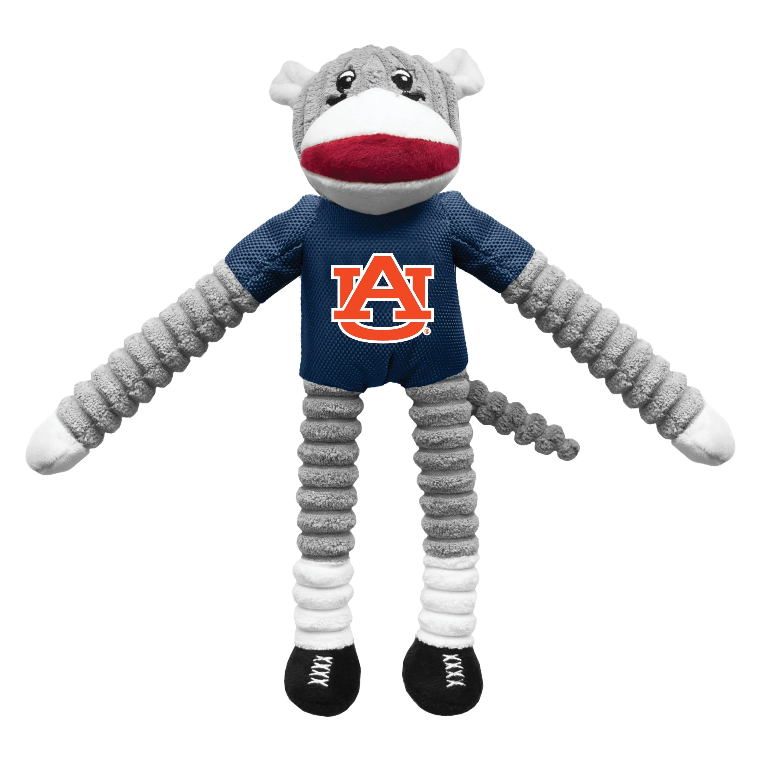 Auburn University Team Sock Monkey Pet Toy