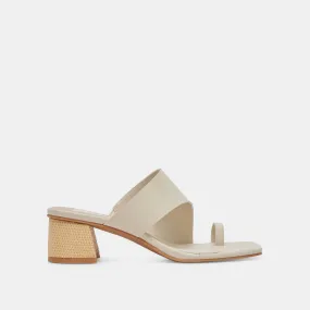 BARLOU HEELS IVORY STELLA