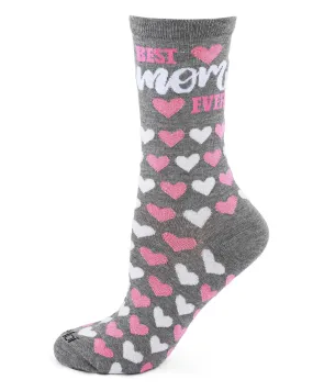 Best Mom Ever Bamboo Blend Crew Sock