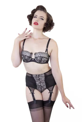 Bettie Page Lace Suspender Belt