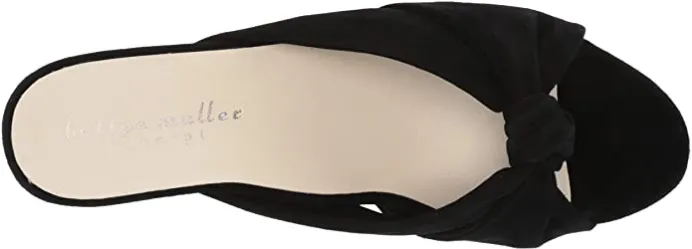 Bettye Muller Concept  Women's •Floyd• Slide Sandal 7M  Black Kid Suede