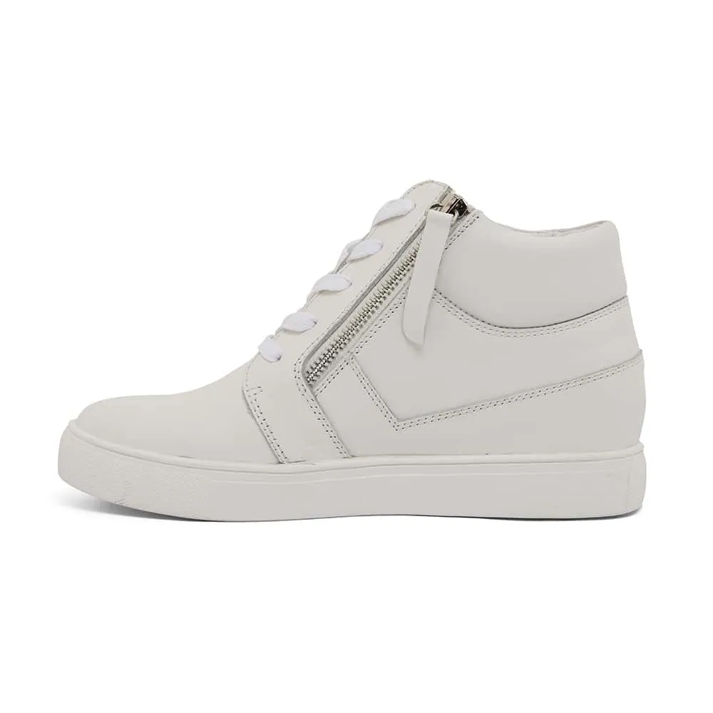 Bingo Sneaker in White Leather