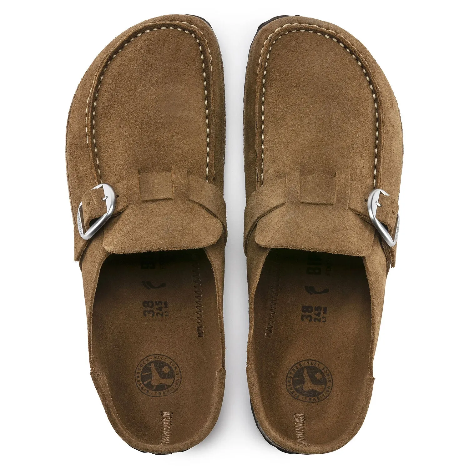 Birkenstock Buckley Suede Leather Tea Women's