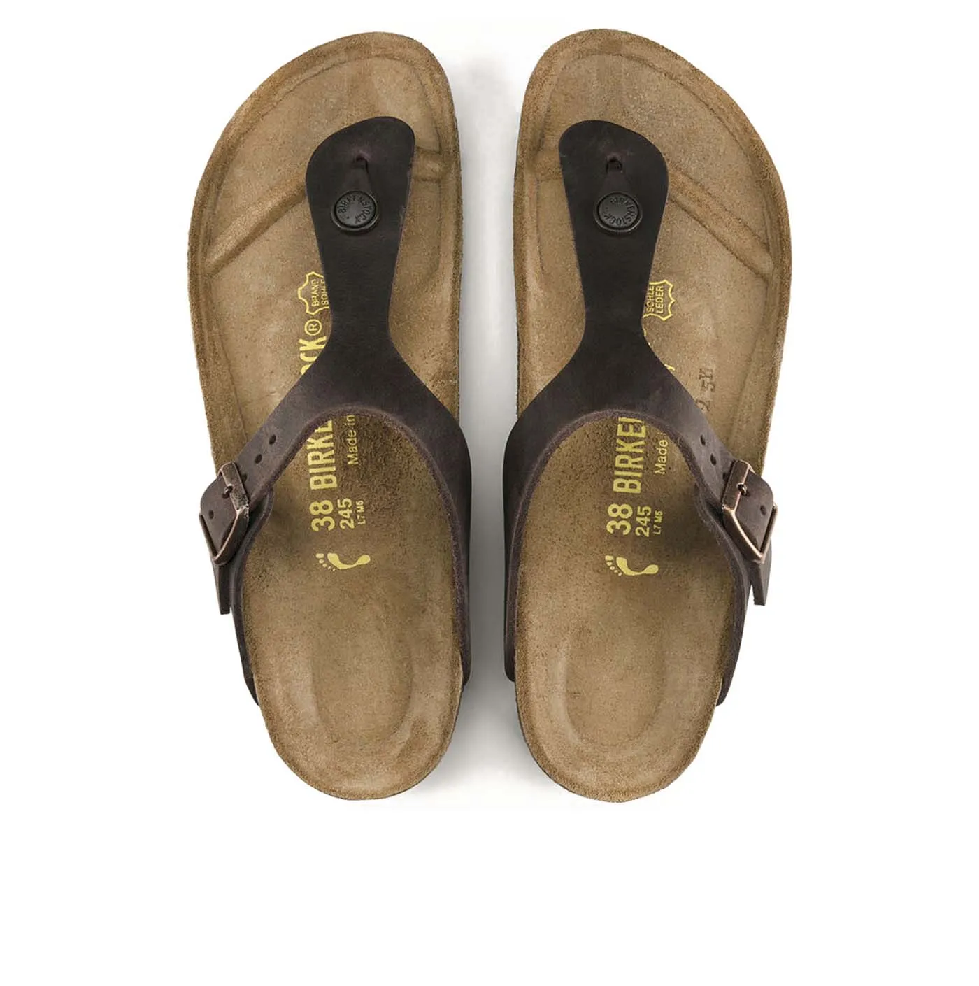 Birkenstock Gizeh Oiled Leather Habana Sandals