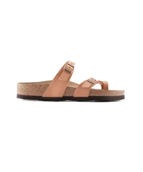 Birkenstock Mayari BirkiBuc Earthy Pecan Vegan Sandals