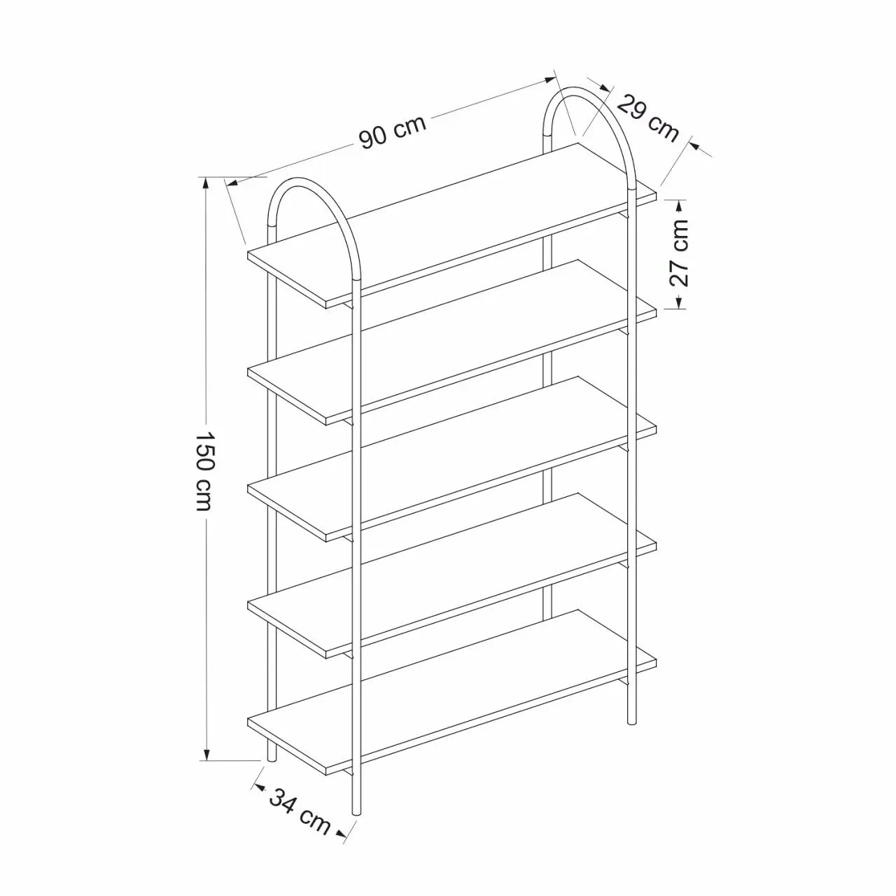 Bookshelf Dita 150