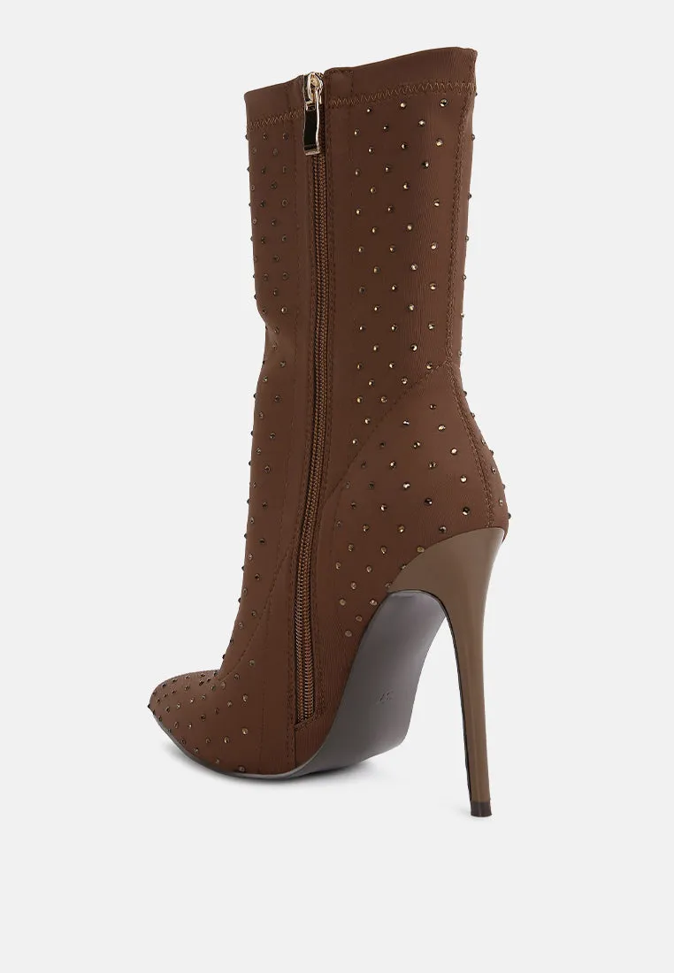 Cheugy Embellished Ankle Boots By Ruw