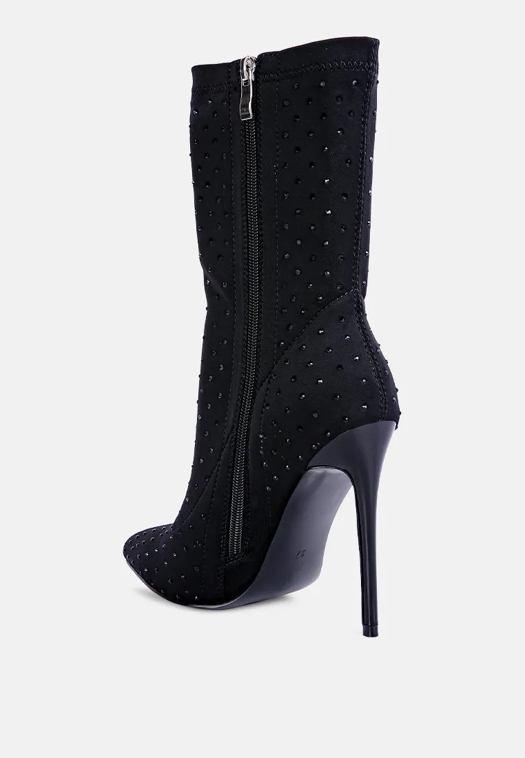 Cheugy Embellished Ankle Boots By Ruw