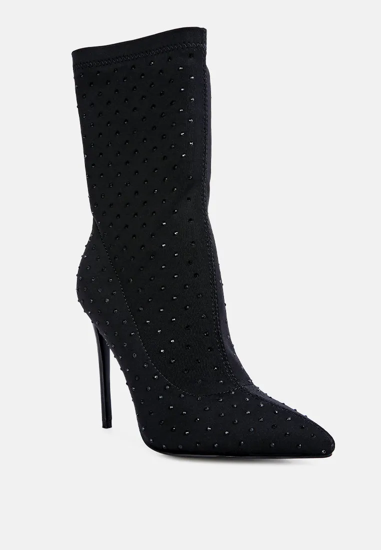 Cheugy Embellished Ankle Boots By Ruw