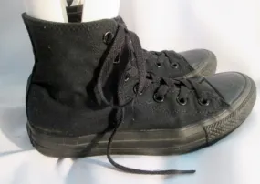 CONVERSE ALL STAR CHUCKS Chuck Taylor Hi- Top Sneaker Trainer Sports BLACK 5/7 Athletic Shoe