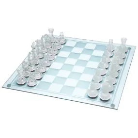 Elegant Glass Chess Set