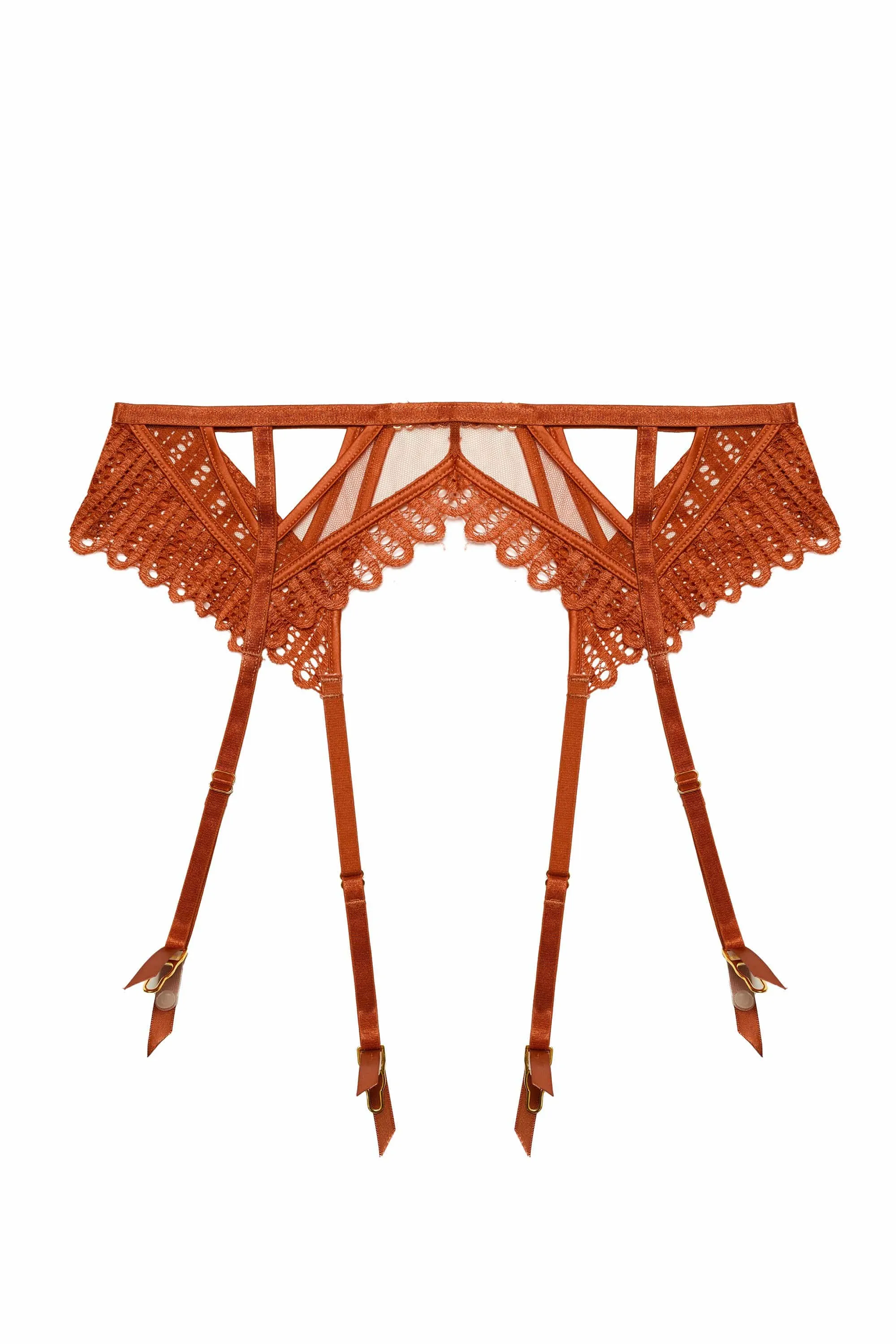 Ellie Rust Cut Out Suspender