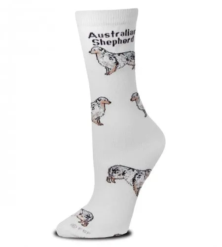 FBF Australian Shepherd Poses Sock