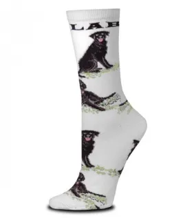 FBF Black Lab Poses Sock