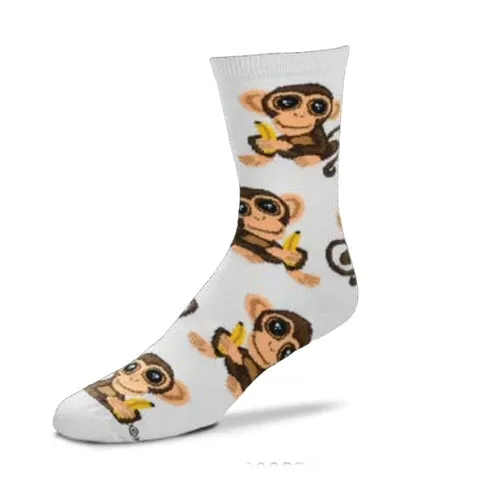 FBF Monkey Jumbo Eyes Sock