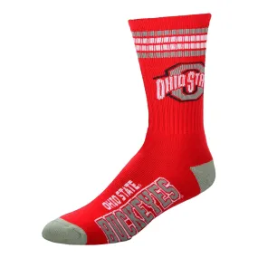 Ohio State 4-Stripe Deuce Sock