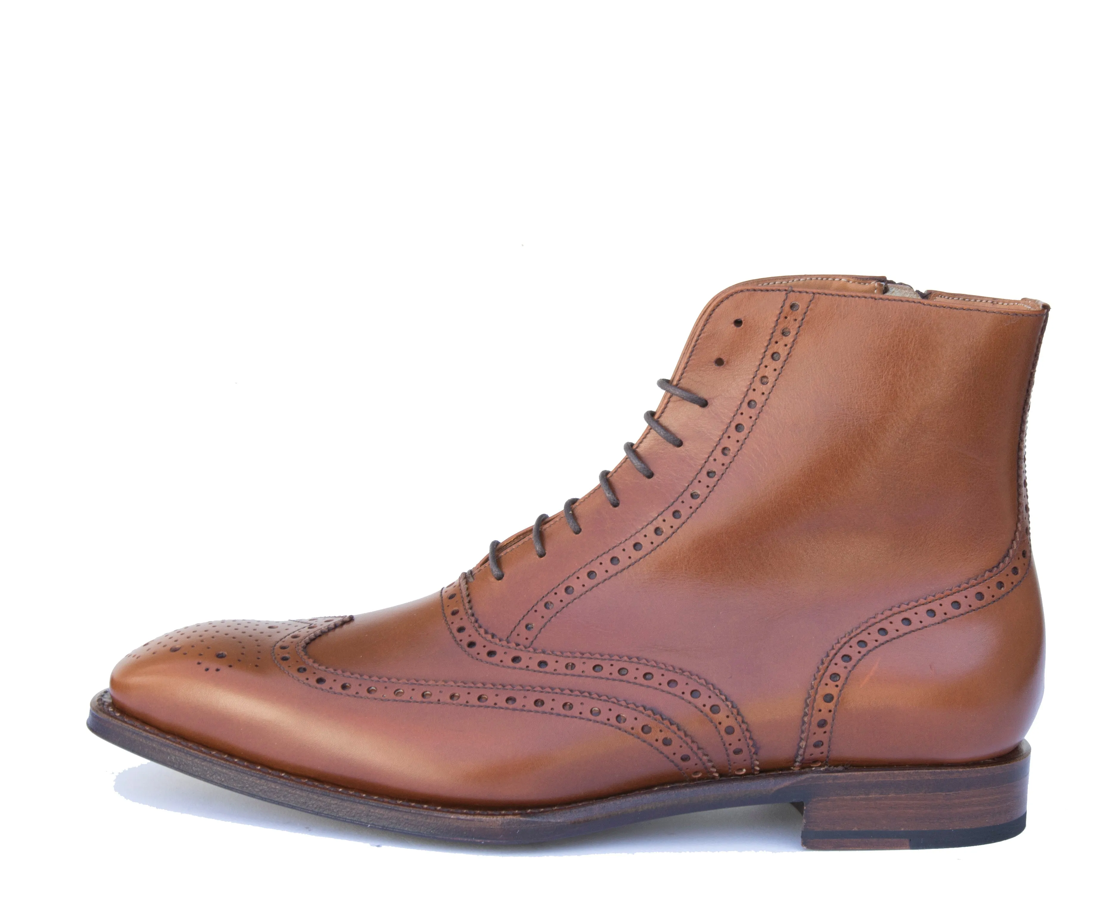 Tan lace up Brogue