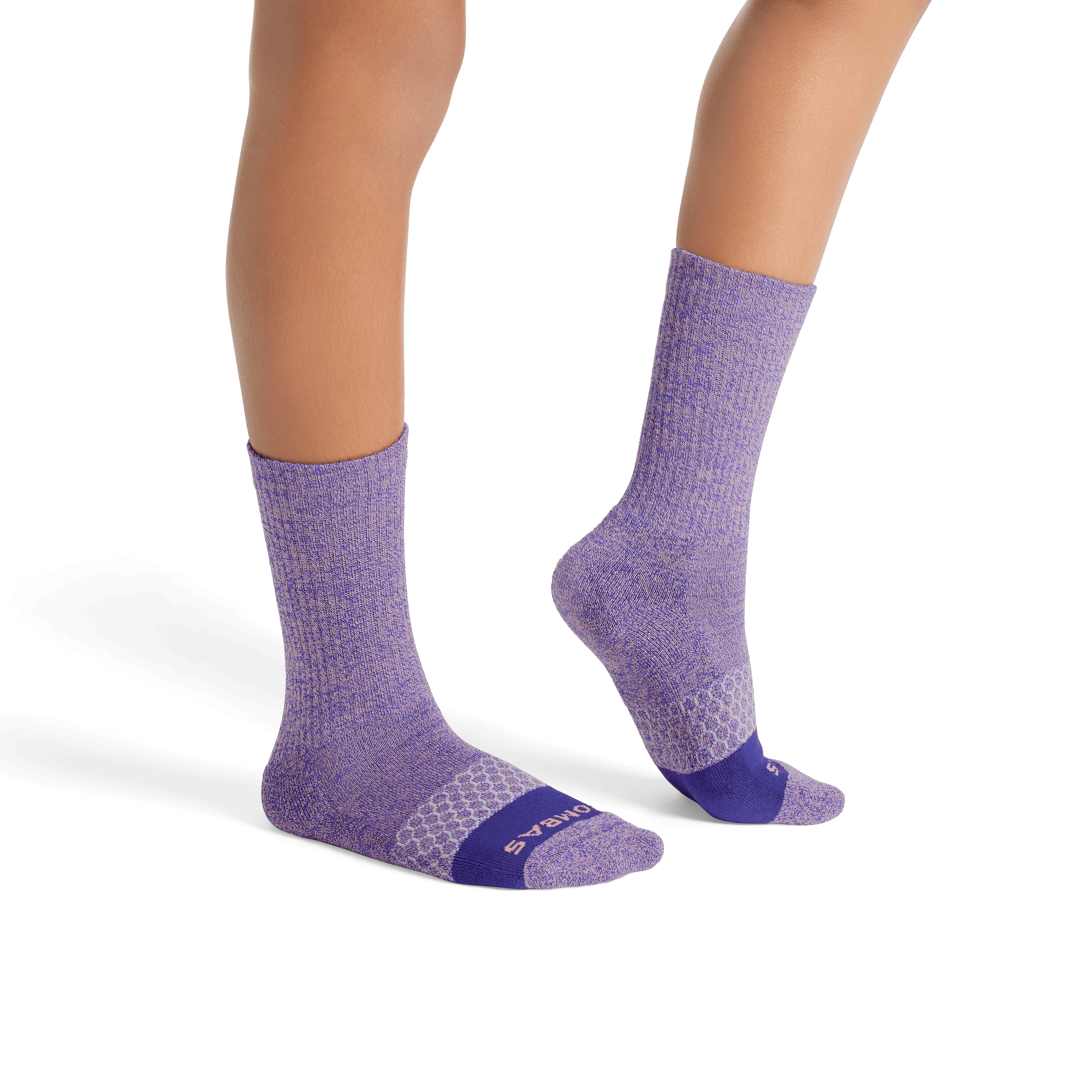 Youth Marl Calf Sock 4-Pack